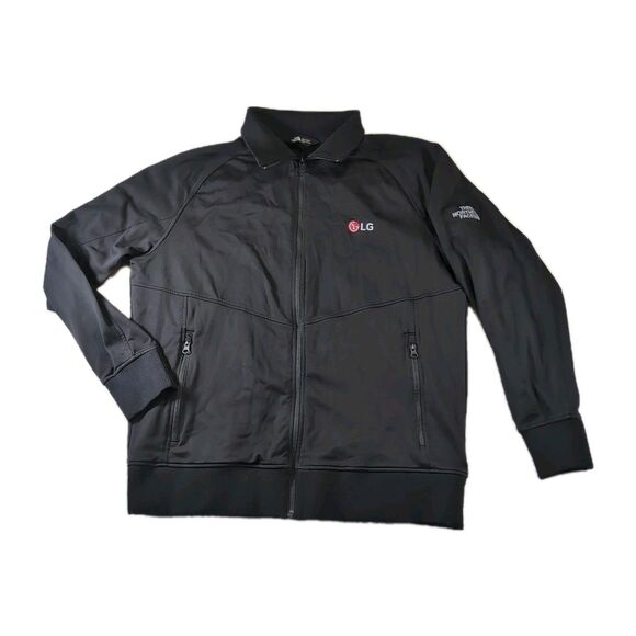 The North Face Tech Full-Zip Fleece Jacket Men’s XL Black LG Logo NF0A3SEW - Picture 1 of 9